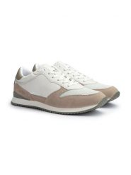 LLOYD Skórzane sneakersy w kolorze beżowo-białym rozmiar: 42,5. Białe buty sportowe casual Lloyd, bez wzorów, z materiału, bez zapięcia. Za 274.95 zł.