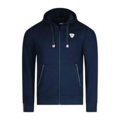 Zipperowany hoodie Rossignol Classic. Niebieskie bluzy Rossignol, m, bez wzorów, bez kaptura. Za 480.00 zł.