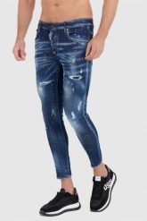 DSQUARED2 Granatowe jeansy super twinkie jeans. Niebieskie jeansy Dsquared2, m. W wyprzedaży za 1,899.99 zł.