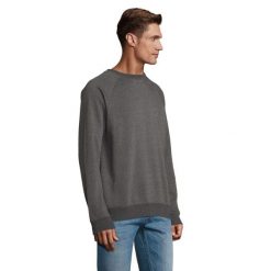 Bluza Unisex Space Melange Dla Dorosłych. Szare bluzy z kapturem SOL'S, l, bez wzorów, z bawełny, z kapturem. Za 117.99 zł.