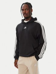 Adidas Bluza Essentials 3-Stripes French Terry KY6605 Czarny Regular Fit. Czarne bluzy Adidas, m, bez wzorów, z bawełny, bez kaptura. Za 259.99 zł.