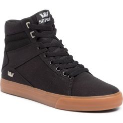 Sneakersy SUPRA - Aluminum 05662-038-M Black Gum. Czarne buty sportowe casual Supra, bez wzorów, z materiału, bez zapięcia. Za 319.00 zł.