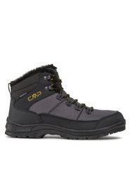 CMP Trekkingi Annuuk Snow Boot Wp 31Q4957 Szary. Szare botki sznurowane CMP, bez wzorów, z materiału, bez obcasa, bez zapięcia. Za 179.99 zł.