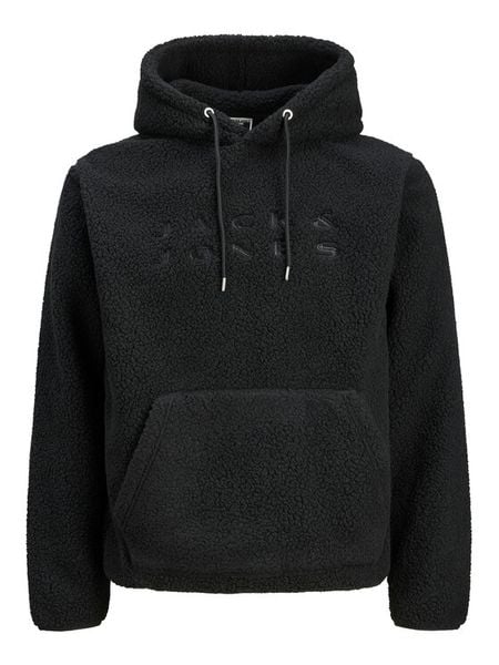 Jack & Jones Bluza Flare Teddy 12285678 Czarny Relaxed Fit. Czarne bluzy Jack & Jones, m, bez wzorów, z syntetyku, bez kaptura. Za 119.99 zł.