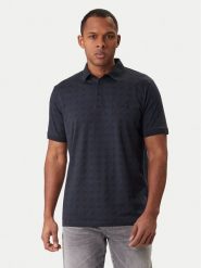 KARL LAGERFELD Polo 745071 561251 Granatowy Regular Fit. Niebieskie koszulki polo KARL LAGERFELD, l, bez wzorów, z bawełny, bez kołnierzyka, bez ramiączek. Za 579.99 zł.