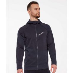 Bluza męska wełniana z kapturem Brubeck THERMO WOOL by Pustelnik. Czarne bluzy Brubeck, m, bez wzorów, z wełny, z kapturem. Za 439.00 zł.