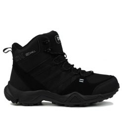 Buty męskie sportowe trekkingowe DK SWAT HIGH. Czarne trekkingi DK, bez wzorów, bez zapięcia. W wyprzedaży za 199.00 zł.