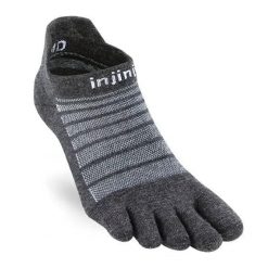 Skarpetki Injinji Lightweight No-Show Wool. Szare skarpety Injinji, bez wzorów, z wełny. Za 132.00 zł.