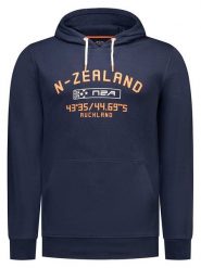 NEW ZEALAND AUCKLAND Bluza w kolorze granatowym rozmiar: L. Niebieskie bluzy New Zealand Auckland, l, bez wzorów, z kapturem. Za 175.26 zł.