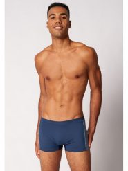 Skiny Kąpielówki w kolorze granatowym rozmiar: L. Niebieskie kąpielówki Skiny, l, bez wzorów, z materiału. Za 65.99 zł.