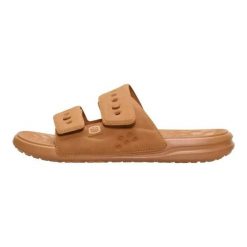 HeyDude Męskie Klapki Wave 2 Strap Slide Classic. Brązowe klapki Hey dude, z materiału. Za 199.00 zł.