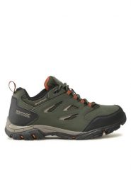 Regatta Trekkingi Holcombe Iep Low RMF572 Zielony. Zielone buty trekkingowe Regatta, bez wzorów, ze skóry, bez zapięcia. Za 549.99 zł.