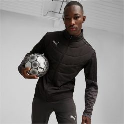 Kurtka Puma Individual Winterized Jacket, Mężczyźni. Czarne kurtki Puma, l, bez wzorów, z poliesteru, bez kaptura. Za 490.00 zł.