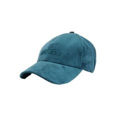 Aksamitna czapka Kentucky. Czerwone czapki z daszkiem KENTUCKY HORSEWEAR, bez wzorów, z weluru. Za 177.50 zł.