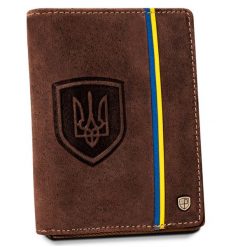 Portfel skórzany Peterson PTN 340-P-UP UA brązowy. Brązowe portfele Peterson, bez wzorów, ze skóry. Za 104.00 zł.