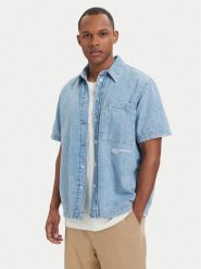 Karl Lagerfeld Jeans Koszula jeansowa B2M16013 Niebieski jasny Regular Fit. Niebieskie koszule Karl Lagerfeld Jeans, m, bez wzorów, z bawełny, bez kołnierzyka, bez ramiączek. Za 529.99 zł.