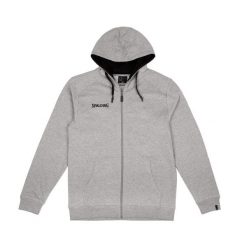 Bluza z kapturem i zamkiem błyskawicznym Spalding Flow. Szare bluzy z kapturem Spalding, xl, bez wzorów, z materiału, z kapturem. Za 375.00 zł.