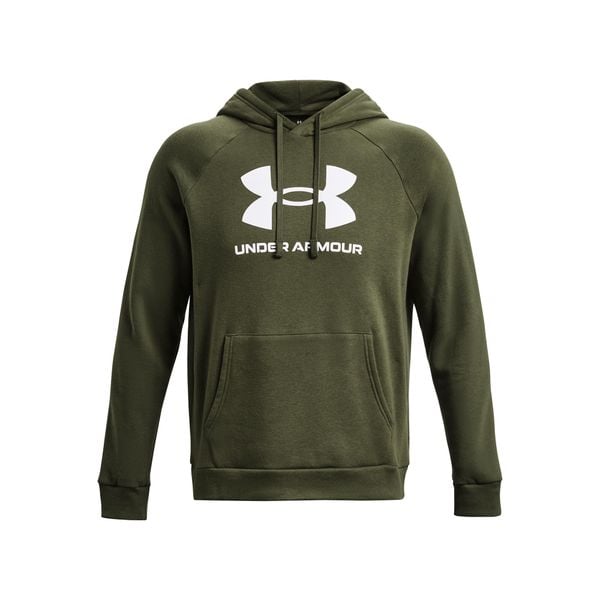 Bluza z kapturem Under Armour Rival Fleece Logo. Białe bluzy z kapturem Under Armour, m, bez wzorów, z kapturem. Za 294.50 zł.
