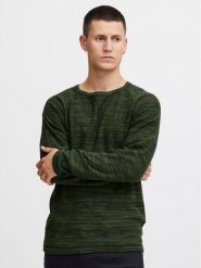 Blend Sweter 20715849 Zielony Regular Fit. Zielone swetry rozpinane Blend, m, bez wzorów, z bawełny, bez kołnierzyka, bez ramiączek. Za 49.99 zł.