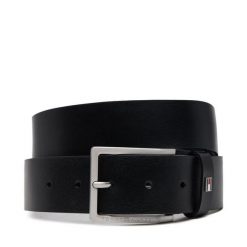 Pasek Męski Tommy Hilfiger. Czarne paski Tommy Hilfiger, bez wzorów. Za 239.99 zł.