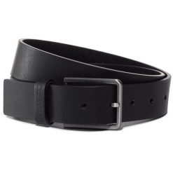 Pasek Męski Calvin Klein. Czarne paski CALVIN KLEIN, bez wzorów. Za 169.99 zł.