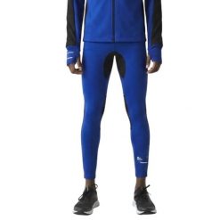 Legginsy męskie Lacoste sportowe treningowe niebieskie. Niebieskie legginsy długie sportowe LACOSTE, l, bez wzorów, z materiału, do biegania. Za 297.00 zł.