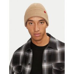 Czapka HUGO. Brązowe czapki zimowe Hugo, bez wzorów. Za 299.99 zł.