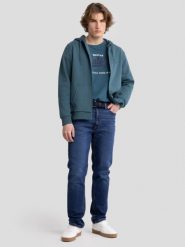 Koszulka męska z nadrukiem na piersi zielona Gralis 304. Zielone t-shirty BIG STAR, l, bez wzorów, z bawełny, bez kołnierzyka, bez ramiączek. W wyprzedaży za 79.99 zł.