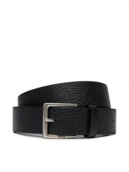 Boss Pasek Męski Rummi-Gr Sz35 50512758 Czarny. Czarne paski Boss, bez wzorów, ze skóry. Za 219.99 zł.