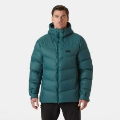 Kurtka z kapturem Helly Hansen Verglas Icefall. Zielone kurtki Helly Hansen, na zimę, m, bez wzorów, z puchu, z kapturem. W wyprzedaży za 1,277.50 zł.