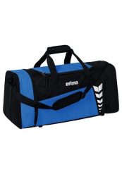 Torba sportowa Erima Six Wings. Czarne torby na ramię Erima, bez wzorów, z poliesteru, na ramię, z nadrukiem, bez dodatków. Za 119.99 zł.
