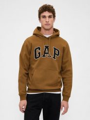 GAP Bluza w kolorze brązowym rozmiar: L. Brązowe bluzy GAP, l, bez wzorów, z kapturem. Za 184.46 zł.