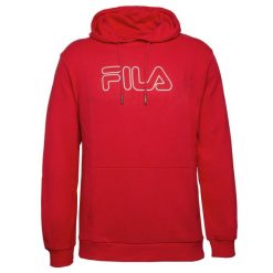 Bluza sportowa męska Fila Laban Hoody M. Czerwone bluzy z kapturem Fila, l, bez wzorów, z kapturem. W wyprzedaży za 163.85 zł.