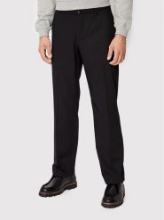 Woodbird Spodnie materiałowe Eik 2116-206 Czarny Regular Fit. Czarne spodnie materiałowe Woodbird, m, bez wzorów, z materiału. Za 559.99 zł.
