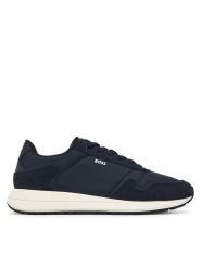 BOSS Sneakersy Vinston 50568945 Granatowy. Niebieskie buty sportowe casual Boss, bez wzorów, ze skóry, bez zapięcia. Za 799.99 zł.
