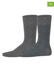 ESPRIT Skarpety (2 pary) "Piqué" w kolorze antracytowo-niebieskim rozmiar: 39-42. Czarne skarpety Esprit, bez wzorów, ze splotem. Za 37.21 zł.