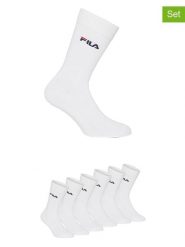 Fila Skarpety (6 par) w kolorze białym rozmiar: 39-42. Białe skarpety Fila, bez wzorów. Za 39.99 zł.