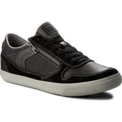 Sneakersy GEOX - U Box C U82R3C 022ME C9997 Black. Czarne buty sportowe casual Geox, bez wzorów, z materiału, bez zapięcia. W wyprzedaży za 219.00 zł.
