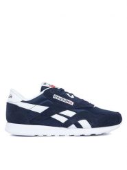 Reebok Sneakersy SS-CLASSIC NYLON 100009276 M Granatowy. Niebieskie buty sportowe casual Reebok, bez wzorów, z nylonu, bez zapięcia. Za 269.99 zł.