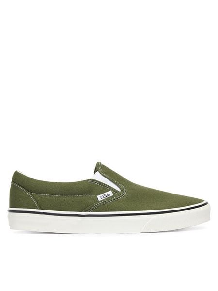 Vans Tenisówki Classic Slip-On VN000Z7AGRK1 Zielony. Zielone trampki Vans, m, bez wzorów, bez zapięcia. Za 339.99 zł.