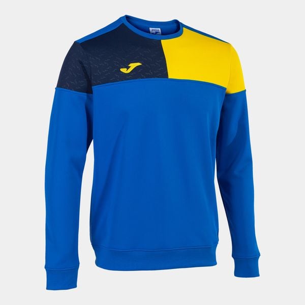 Bluza Joma Crew V. Niebieskie bluzy Joma, m, bez wzorów, z dżerseju, bez kaptura. W wyprzedaży za 163.95 zł.
