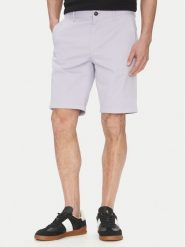 BOSS Szorty materiałowe Chino-Slim-Shorts 50536723 Fioletowy Regular Fit. Fioletowe szorty Boss, m, bez wzorów, z bawełny. Za 369.99 zł.
