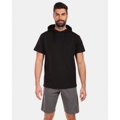 Męska bawełniana bluza z kapturem Kilpi DIAN-M. Czarne bluzy Kilpi, m, bez wzorów, z bawełny, z kapturem. Za 215.49 zł.
