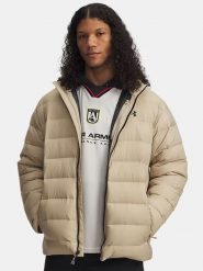 Under Armour Kurtka puchowa w kolorze beżowym rozmiar: L. Brązowe kurtki Under Armour, na zimę, l, bez wzorów, z puchu, bez kaptura. Za 554.99 zł.
