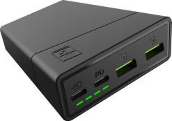 Green Cell GC PowerPlay 20000 mAh czarny. Czarne powerbanki . Za 109.90 zł.