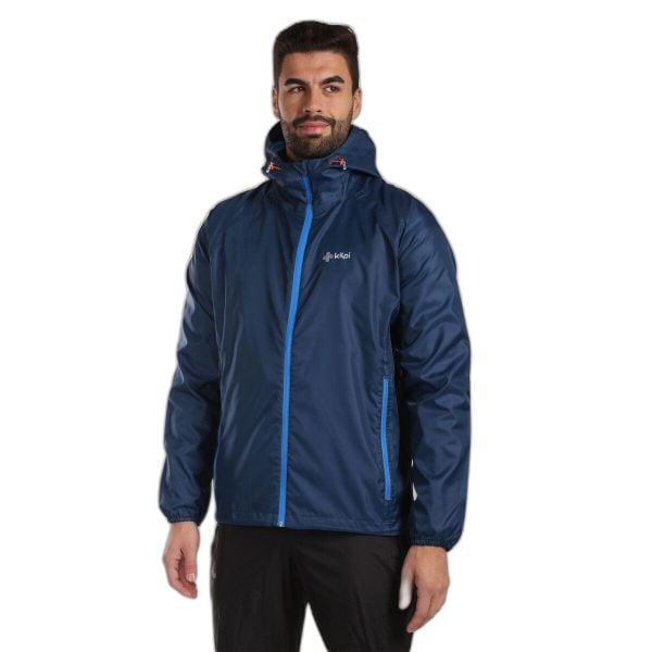 Kurtka wodoodporna Kilpi Jaluu. Niebieskie kurtki przeciwdeszczowe Kilpi, xs, bez wzorów, bez kaptura. Za 258.50 zł.