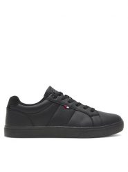 Lanetti Sneakersy MP07-11664-07 Czarny. Czarne buty sportowe casual Lanetti, bez wzorów, ze skóry, bez zapięcia. Za 119.99 zł.
