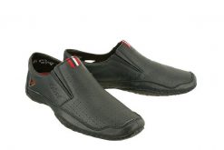 RIEKER 06367-14 blue, półbuty męskie. Niebieskie eleganckie półbuty Rieker, bez wzorów, bez obcasa, bez zapięcia. Za 359.90 zł.