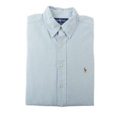 Second life - Koszula klasyczna męska Yarmouth biała - Jak nowy. Białe koszule RALPH LAUREN, m, bez wzorów, z jeansu, bez kołnierzyka, bez ramiączek. Za 207.36 zł.