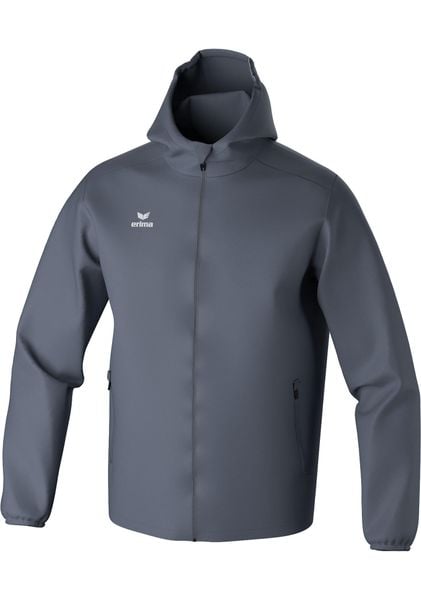 Kurtka wodoodporna Erima Liga Star. Szare kurtki Erima, s, bez wzorów, z materiału, z kapturem. Za 165.00 zł.